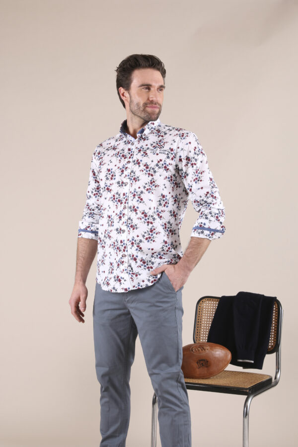 CHEMISE CASUAL BRIGHT FLOWERS – Image 3